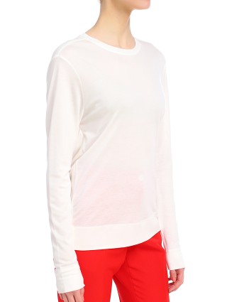 Белый свитер HELMUT LANG: фото 3 - Invogue